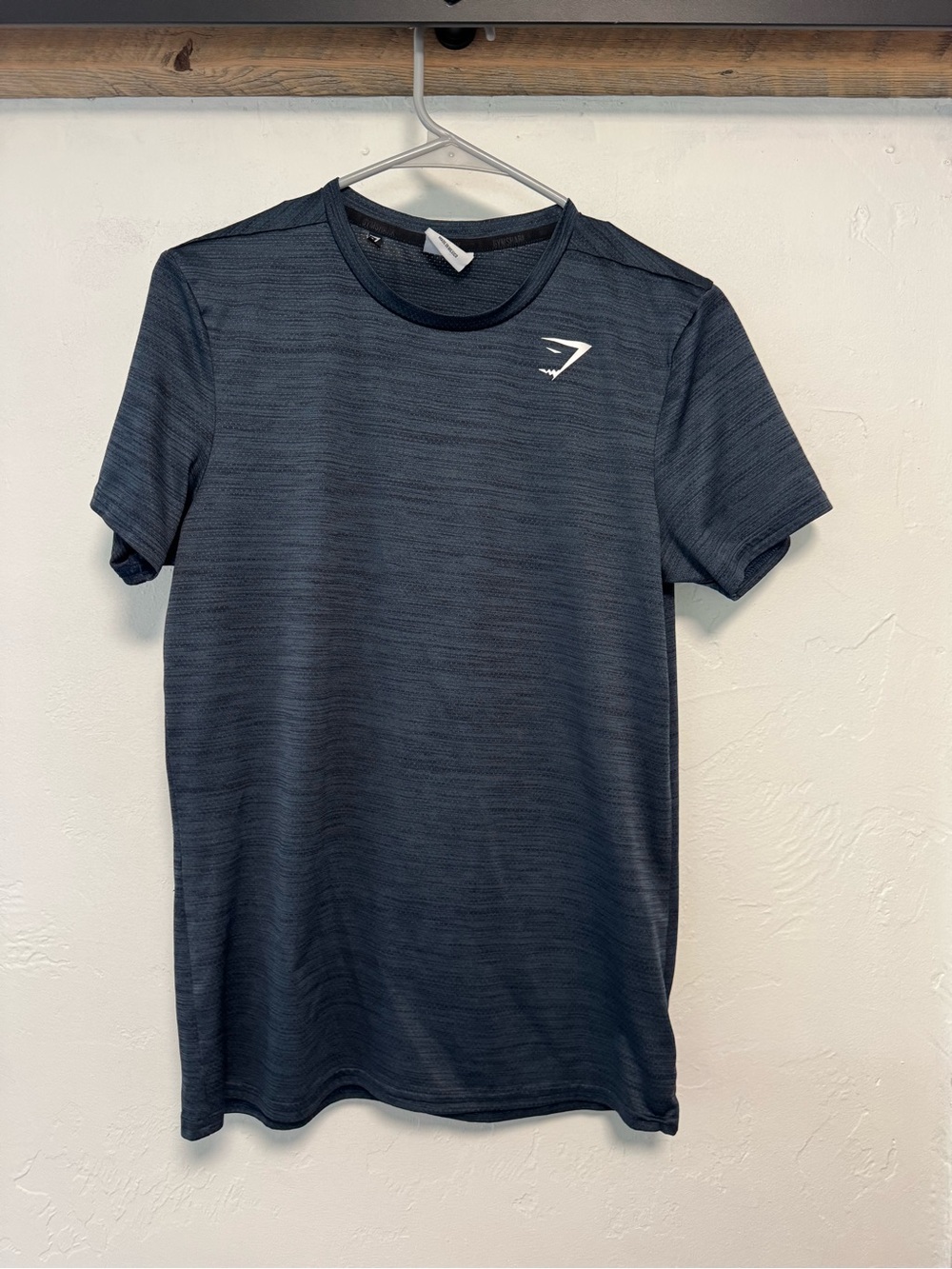 Gymshark Men’s Dark Navy Heather Short Sleeve Training Tee